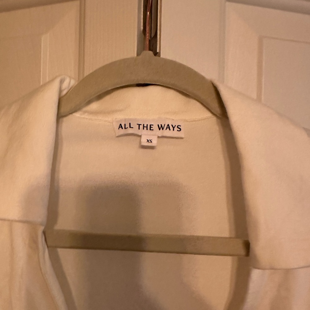 All The Ways Cream Long Sleeve Crop Top - Picture 2 of 4